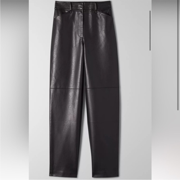 Aritzia Wilfred Vegan Leather Funk Pant - Picture 2 of 9